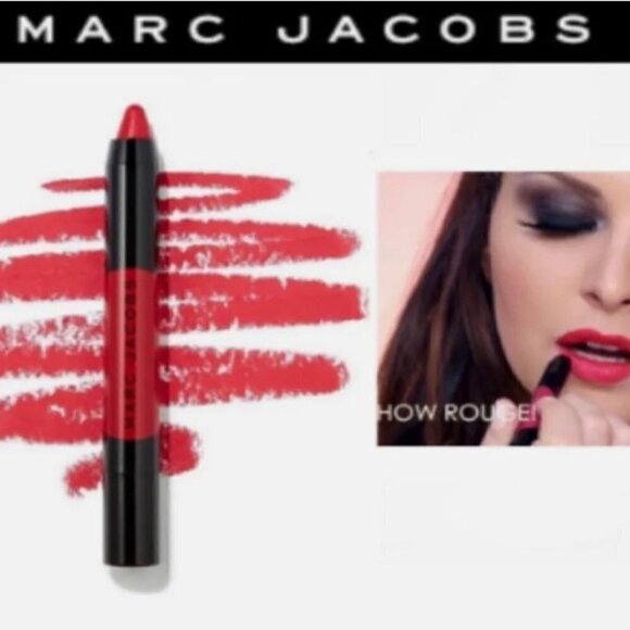NEW Marc Jacobs Le Marc 16 Hour Stay Liquid Lip Crayon HOW ROUGUE #340 RARE - Picture 1 of 8